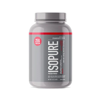 Zero Carb Proteína Isopure Fresa 3 Libras