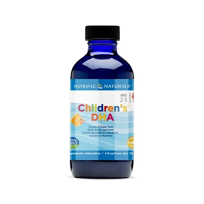 Children's DHA Omega 3 Líquido para Niños Nordic Naturals Fresa 119 Mililitros