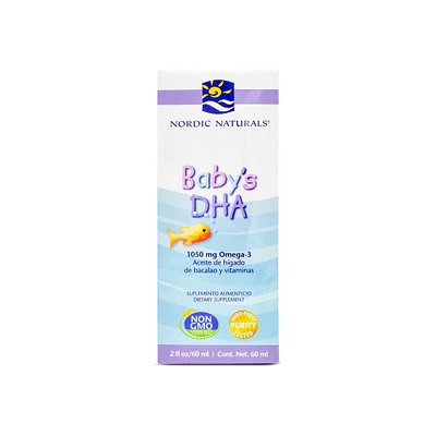 DHA para Bebés Nordic Naturals 60 Mililitros