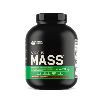 Serious Mass Proteina Optimum Nutrition Chocolate 6 Libras