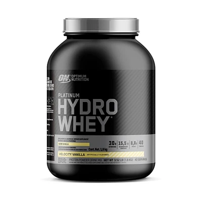 Hydrowhey Proteína aislada de suero de leche hidrolizada Optimum Nutrition Vainilla 3.31 Libras