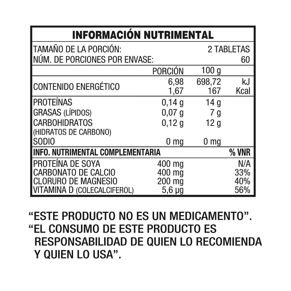 Cloruro de Magnesio 200 mg Essential Nutrition 120 Tabletas