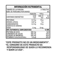 Cloruro de Magnesio 200 mg Essential Nutrition 120 Tabletas