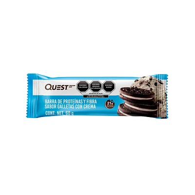 Barra de Proteína Quest Cookies & Cream 60 Gramos