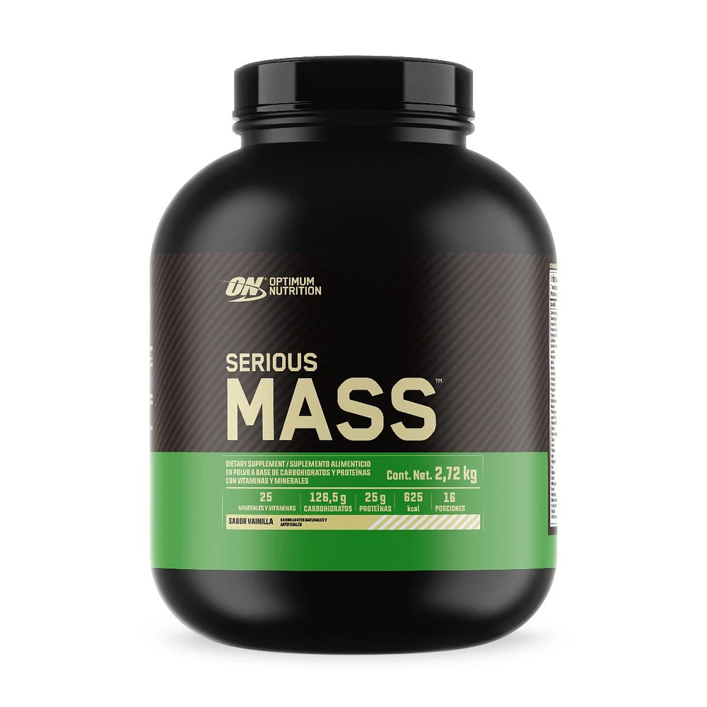 Serious Mass Proteína Optimum Nutrition Vainilla 6 Libras