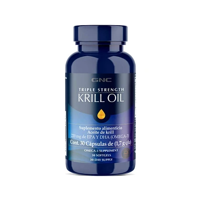 Aceite de Krill Omega 3 GNC 30 Cápsulas