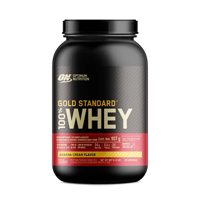 Gold Standard 100% Whey Proteína Optimum Nutrition Plátano 2 lb
