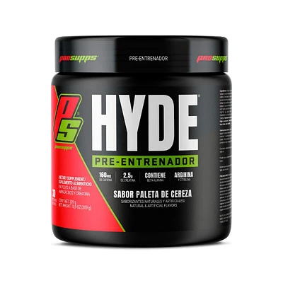 Mr. Hyde Pre-entrenador ProSupps Paleta de cereza 309 Gramos