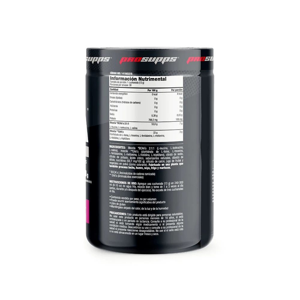 HydroBCAA Aminoácidos ramificados ProSupps Limonada de zarzamora 438 Gramos