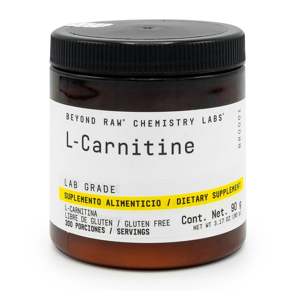 L - Carnitina Beyond Raw Chemistry Labs 90 Gramos