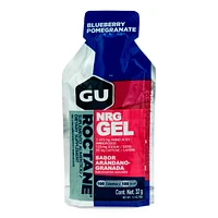 Roctane Gel con Carbohidratos y aminoácidos GU Arándano azul y Granada 32 Gramos