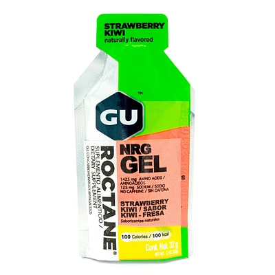 Roctane Gel con Carbohidratos y aminoácidos GU Fresa Kiwi 32 Gramos