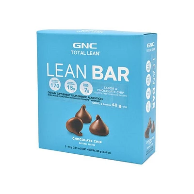 Lean Bar Barra de Proteína GNC Total Lean Chocolate 5 Paquetes