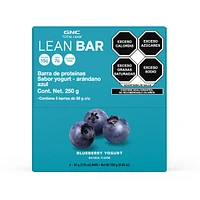 Lean Bar Barra de Proteína Total Lean Mora Azul 5 Paquetes