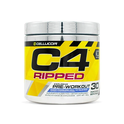 C4 Ripped Pre-entrenador Cellucor Frambuesa Azul 180 Gramos