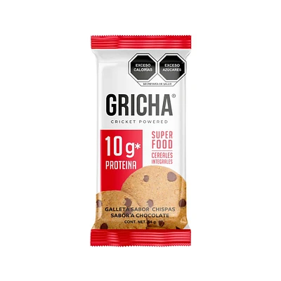 Galletas de Proteína de Grillo Gricha Chocolate 53 Gramos