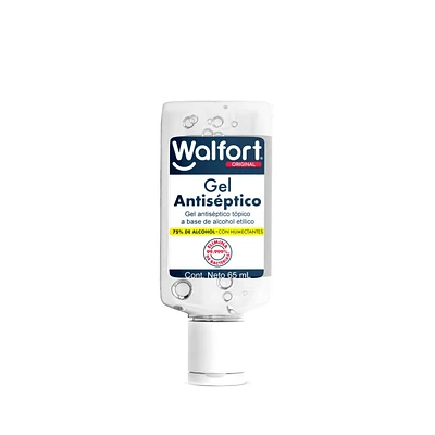 Gel Antibacterial Portable Walfort 65 Mililitros
