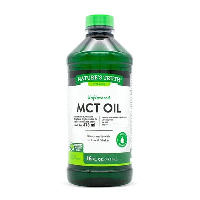 Aceite Líquido MCT 100% Puro Nature's Truth 473 Mililitros
