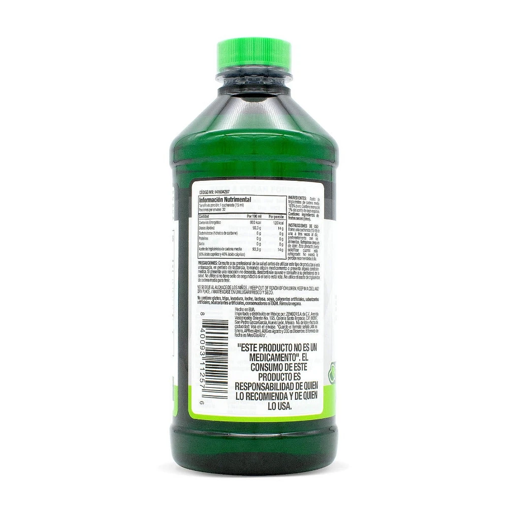 Aceite Líquido MCT 100% Puro Nature's Truth 473 Mililitros