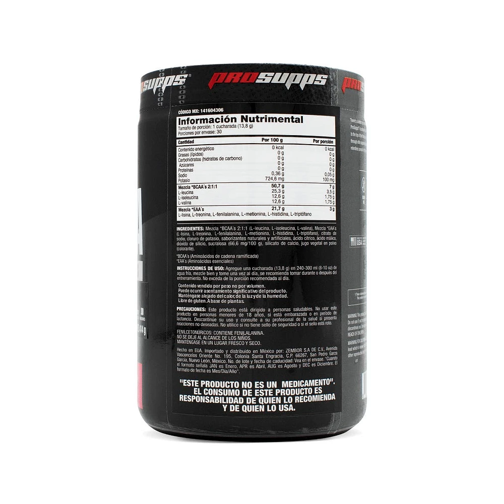 HydroBCAA Essentials Aminoácidos ProSupps Sandía 414 Gramos