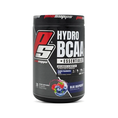 HydroBCAA Essentials Aminoácidos ProSupps Mora Azul 414 Gramos