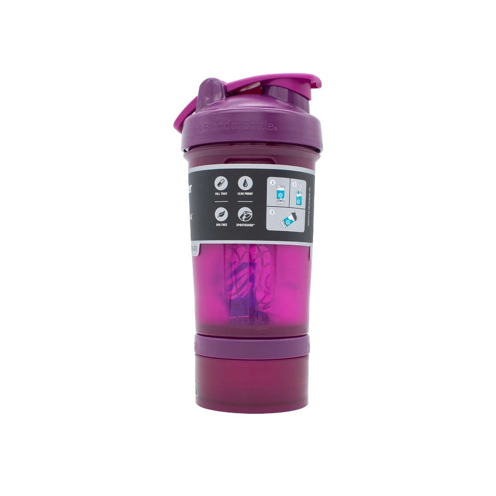 Blender Shaker & Organizador Color Ciruela - 22 Oz