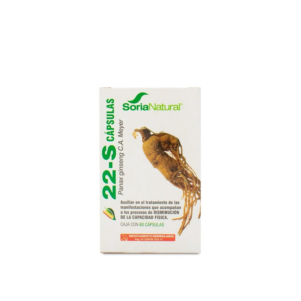 Panax Ginseng Soria Natural 60 caps