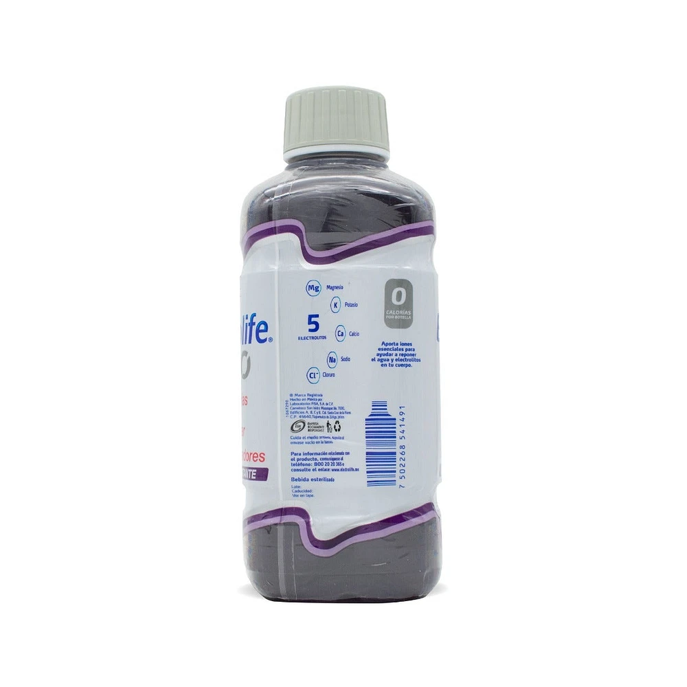 Suero Hidratante Electrolife Uva 625 Mililitros