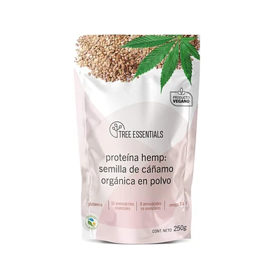 Superfoods Orgánico Tree Essentials Proteína De Hemp 250 gr