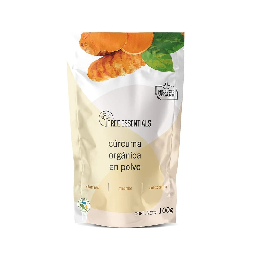 Superfoods Orgánico Tree Essentials Cúrcuma 100 gr