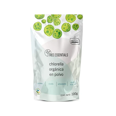 Superfoods Orgánico Tree Essentials Chlorella 100 gr