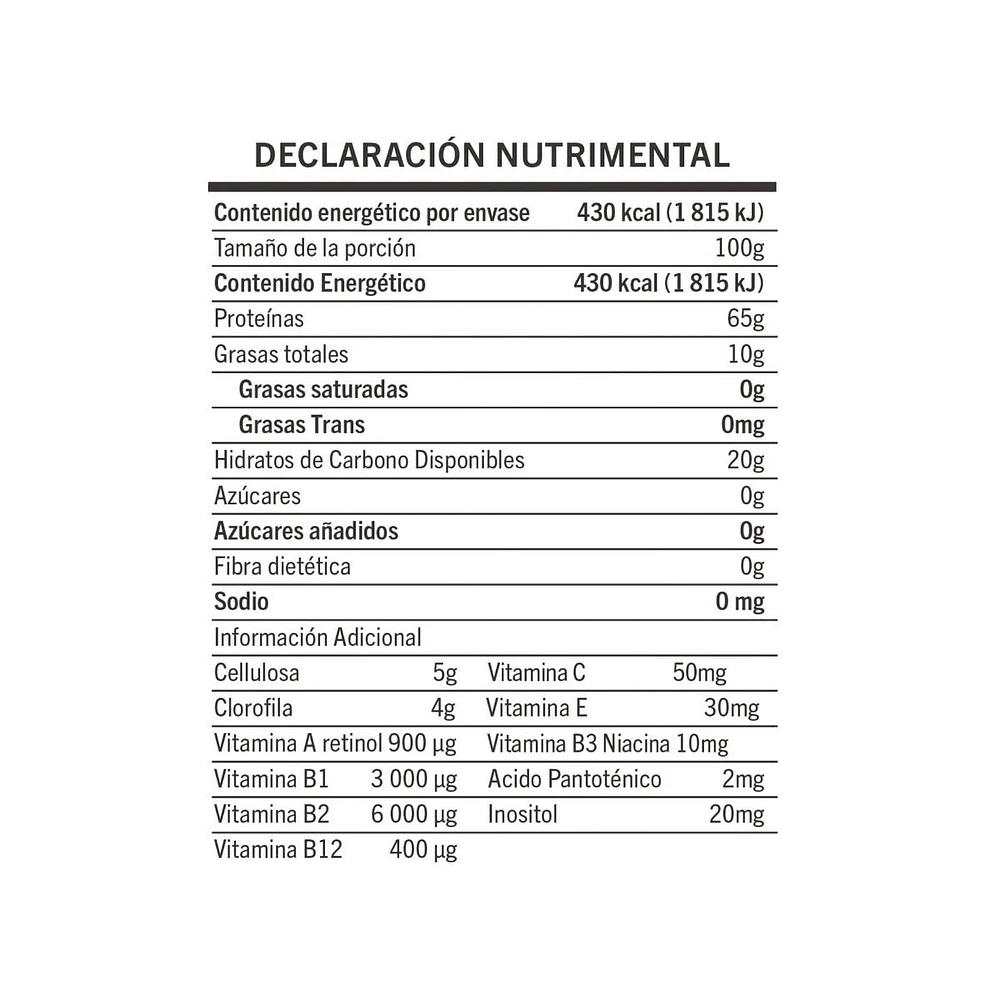 Superfoods Orgánico Tree Essentials Chlorella 100 gr