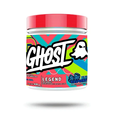 Pre entrenador Ghost Blue Raspberry 420 gr