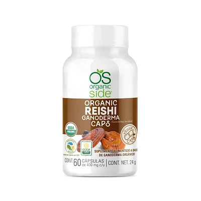 Reishi Ganoderma orgánica Organic Side 60 caps