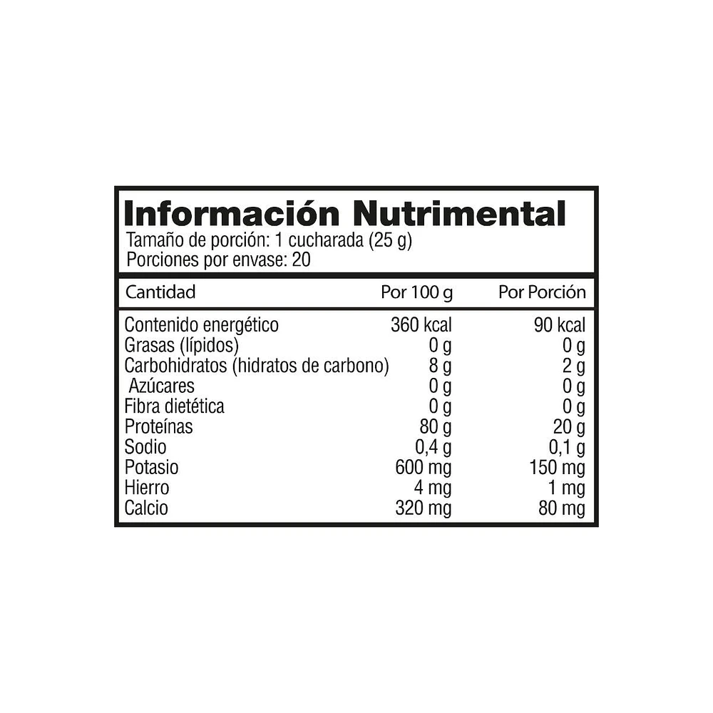 Zero Sugar Proteína Total Lean Chocolate 500 gr