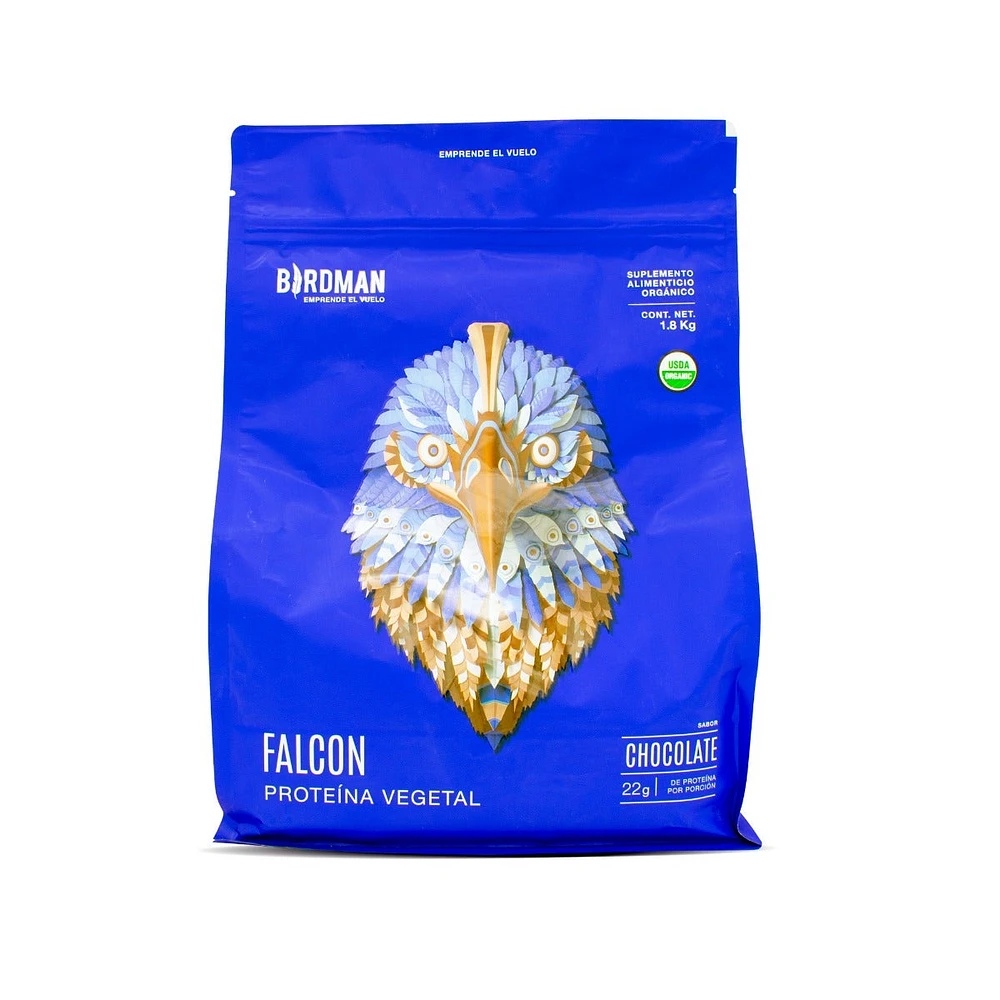 Falcon Proteína Vegetal Birdman Chocolate 1.8 Kilogramos