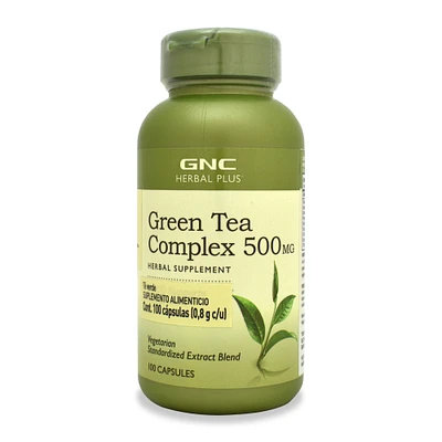 Té Verde 500 mg Herbal Plus 100 Cápsulas