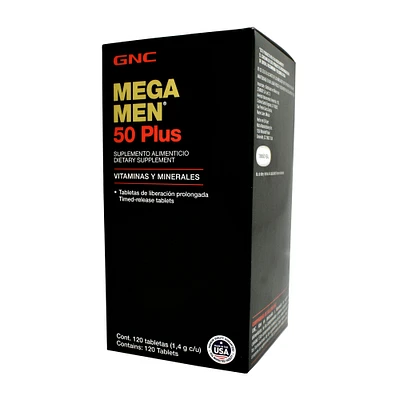Mega Men 50 Plus Vitaminas y Minerales Men's 120 Tabletas