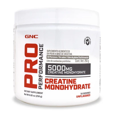 GNC Pro Performance Creatina Monohidratada 5000 mg - 250 gr