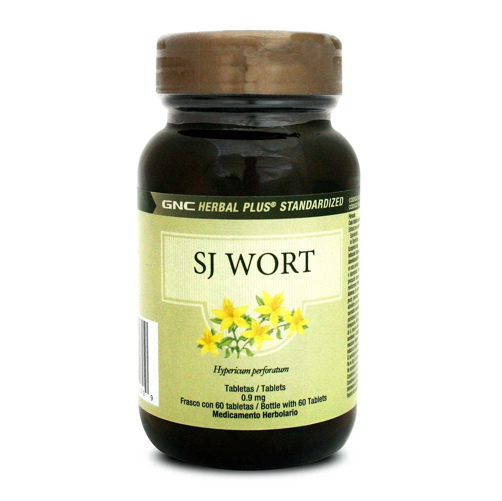 SJ Wort Hierba de San Juan 300 mg Herbal Plus 60 Tabletas