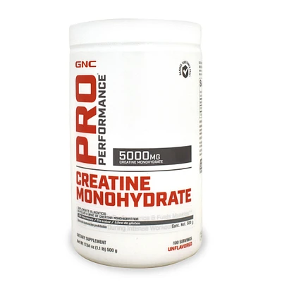 GNC Pro Performance Creatina Monohidratada 5000 mg - 500 gr