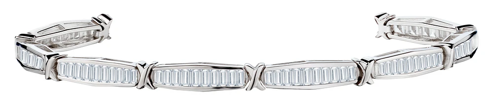 2.75 Carat of Lab Grown Diamonds Tennis Bracelet, Silver.....................NOW