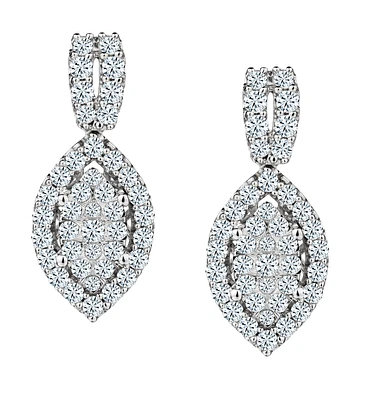 Carat of Lab Grown Diamonds Earrings