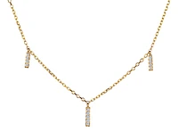 .05 Carat of Diamonds "Icicle" Necklace, 14kt Yellow Gold.....................NOW