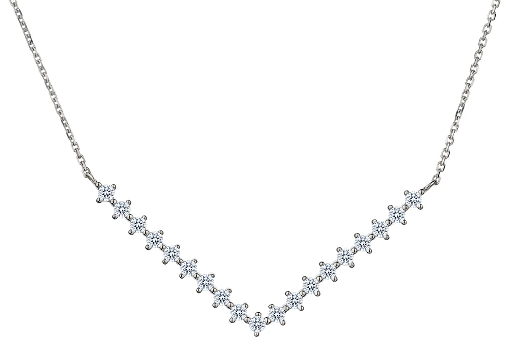 .33 Carat of Lab Grown Diamonds "Venus" Necklace, 10kt White Gold.....................NOW