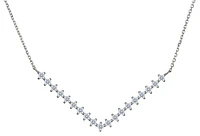 .33 Carat of Lab Grown Diamonds "Venus" Necklace, 10kt White Gold.....................NOW