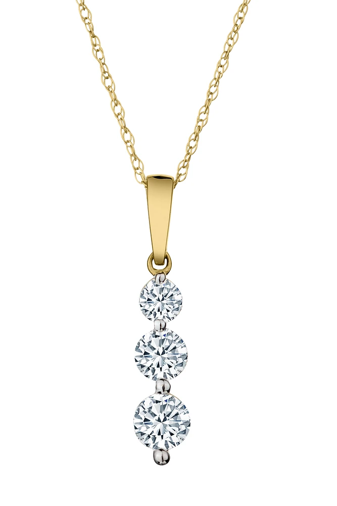 50 Carat of Diamonds "Past, Present, Future" Pendant