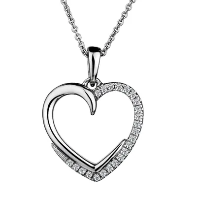 22 Carat of Diamonds Heart Pendant