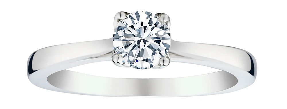 .50 Carat of Lab Grown Diamond Solitaire Engagement Ring, 10kt White Gold.....................NOW