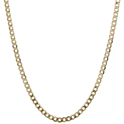 22" HOLLOW MIAMI CUBAN CHAIN, 10kt YELLOW GOLD...................NOW
